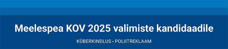 Meelespea KOV 2025 valimiste kandidaadile info