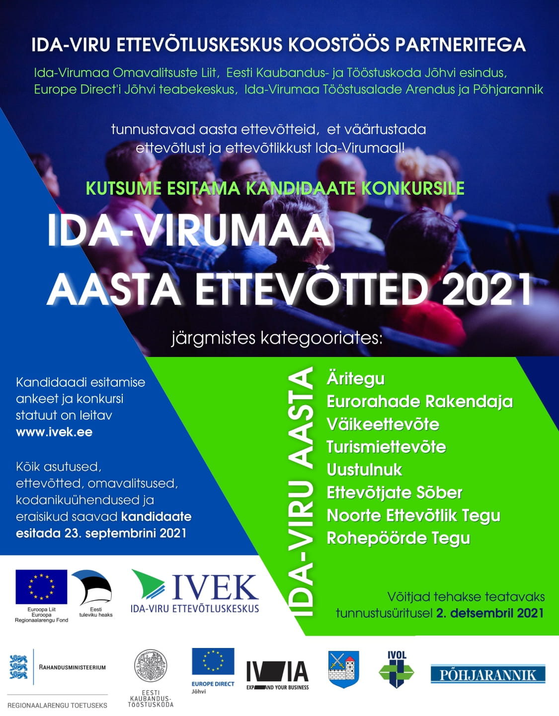 Konkurss "Ida-Virumaa Aasta Ettevõtted 2021"