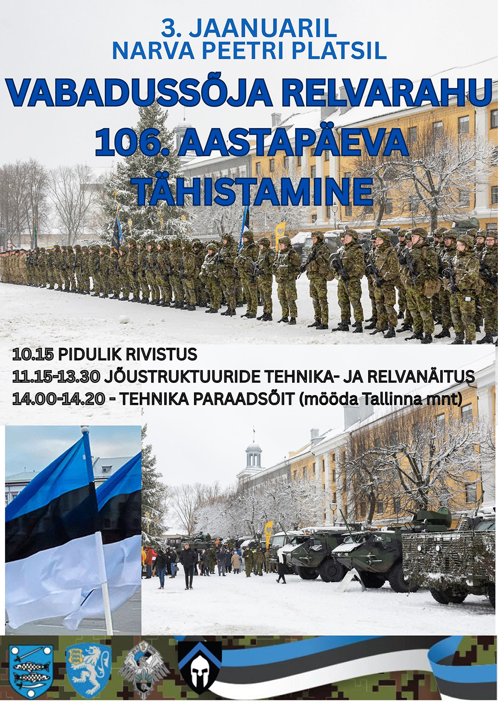 Vabadussõja relvarahu aastapäev Narvas