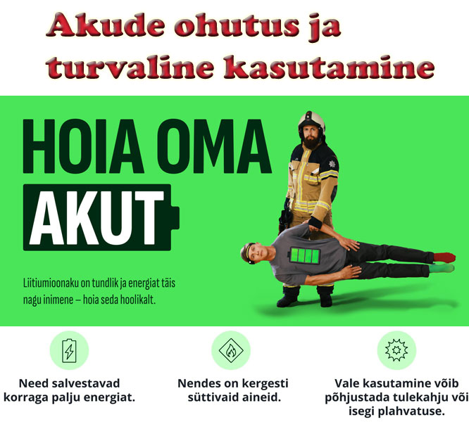 Päästeamet: akude ohutus