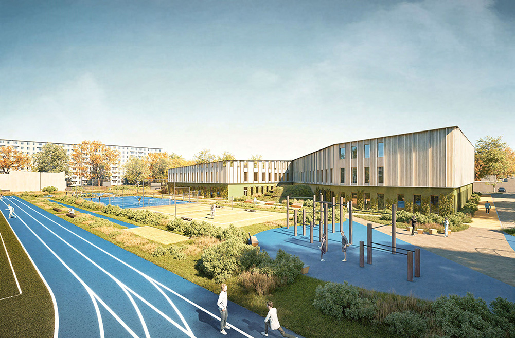 Narva arhitektuurivõistluse võidutöö Ristik/arhitektuuribüroo molumba