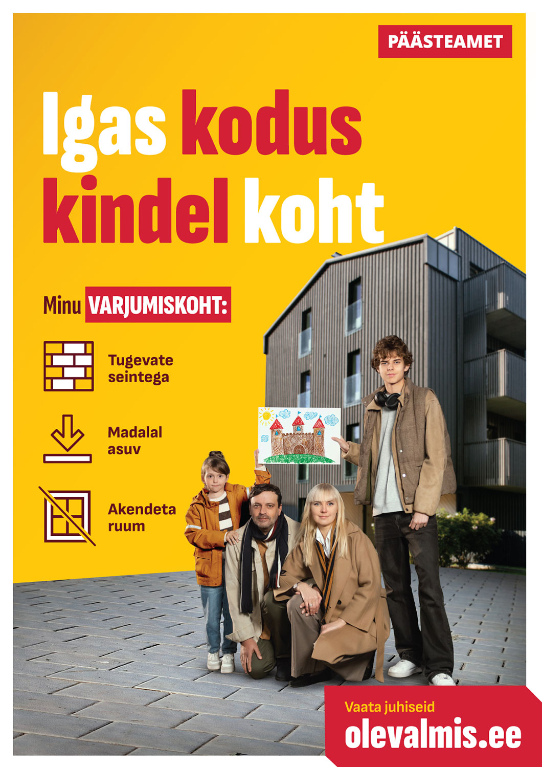 Plakat "Minu varjumiskoht"